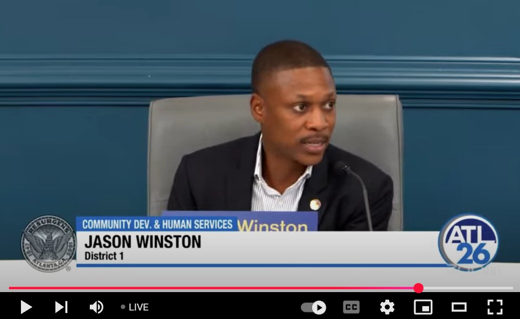 civicatlanta's tweet image. We're tuned in to today's Atlanta City Council Community Development/Human Services meeting. On the agenda:
🏊 Free swim lessons for low-income youth at City pools
🌱 A workforce training partnership with the Atlanta BeltLine at an urban farm in Adair Park
youtube.com/watch?v=K-KoIa…