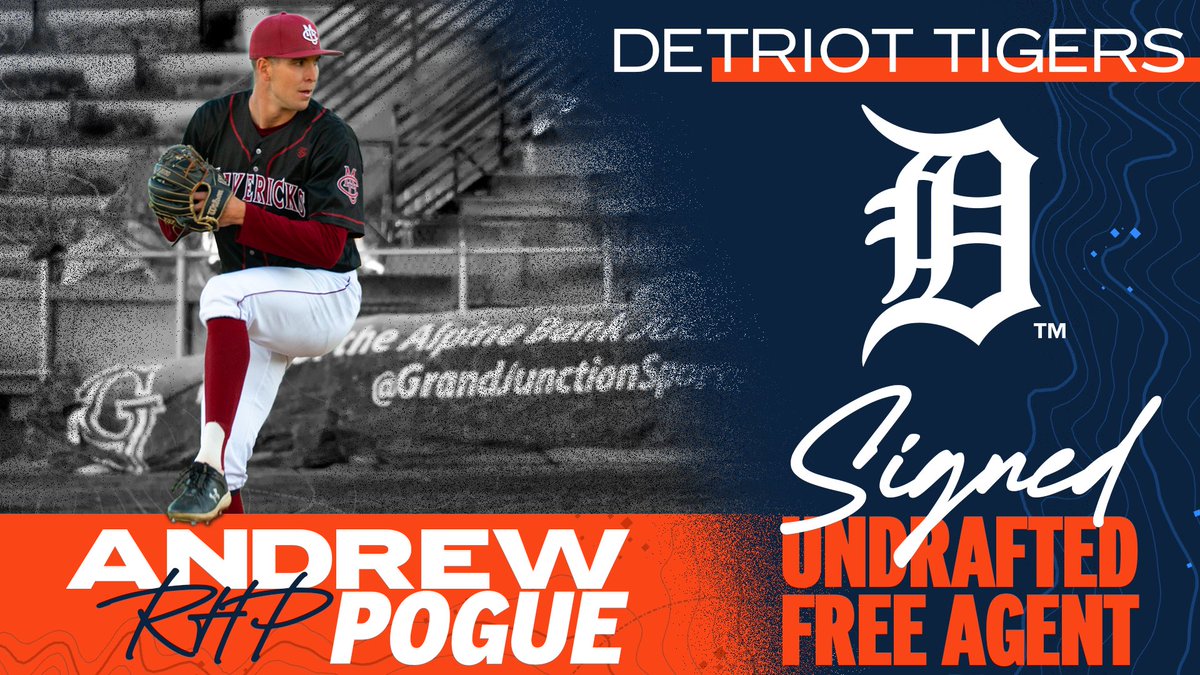 CMUMavsBaseball's tweet image. Congratulations on Andrew Pogue on signing with the Detroit Tigers!!