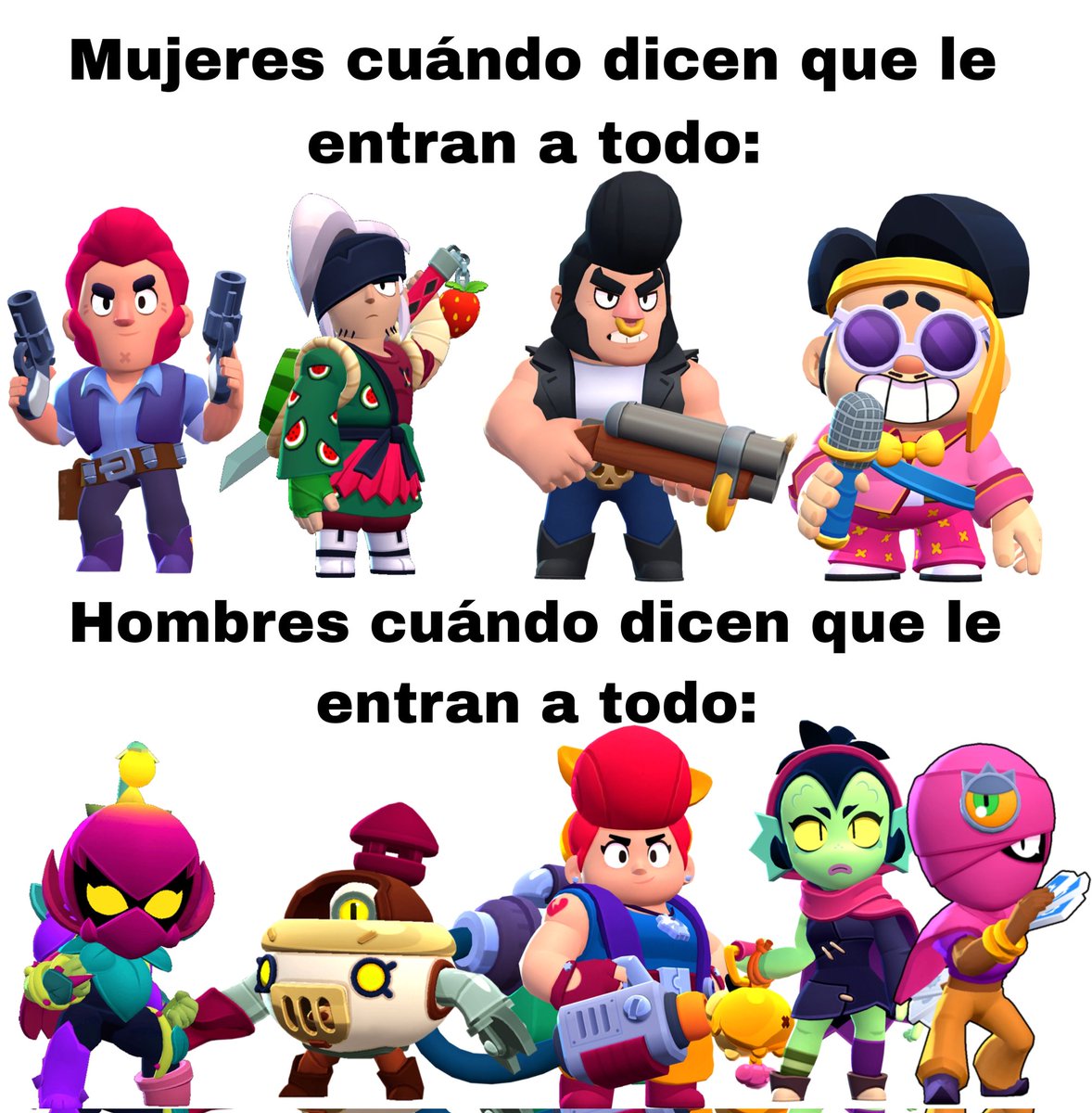 ¿Fuera de bromas estúpidas cuál es el brawler más lind@ para ustedes?

#BrawlStars