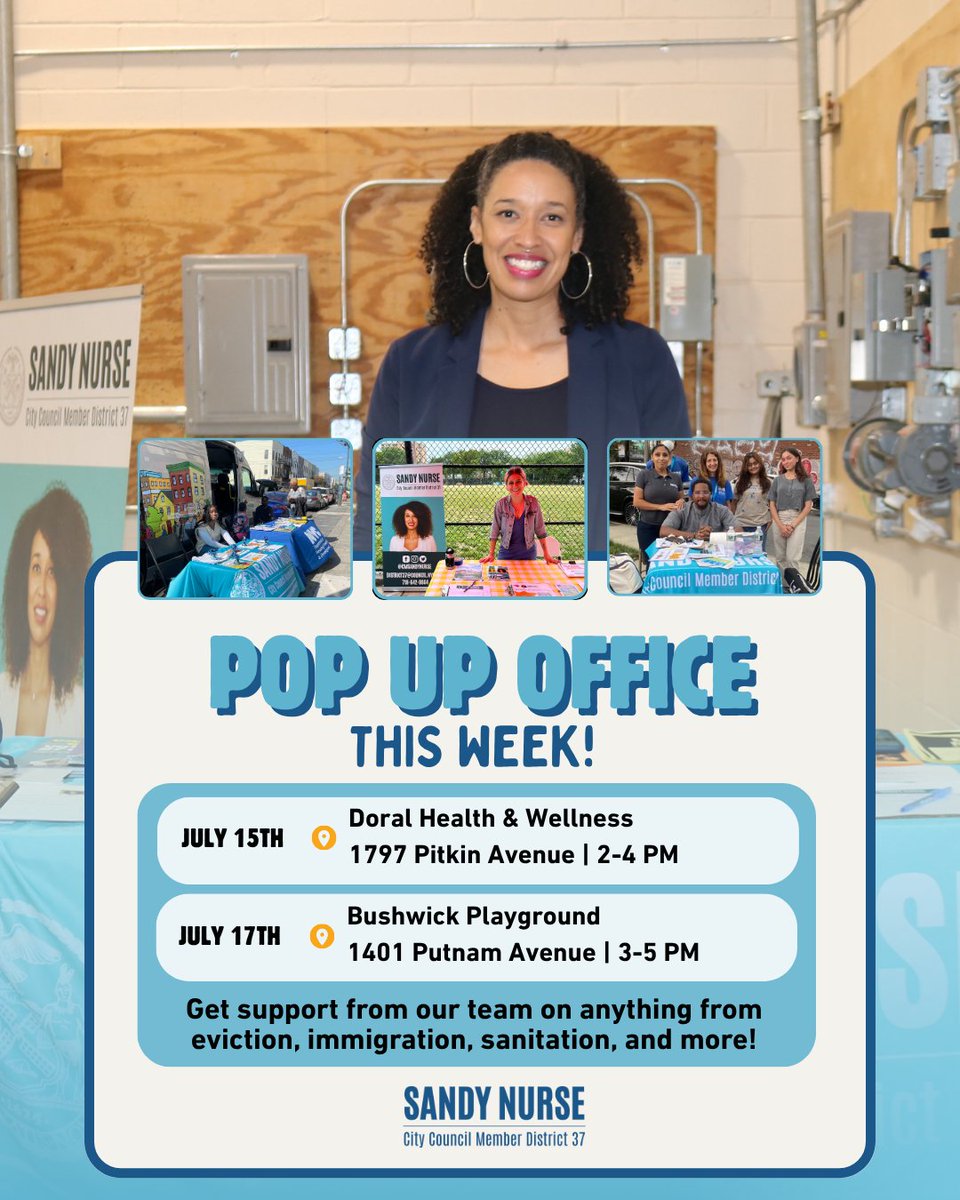 CMSandyNurse's tweet image. Check out our pop-up office locations this week starting today at Doral Health and Wellness!
Come speak directly with someone from our team about available resources, upcoming events and more:
