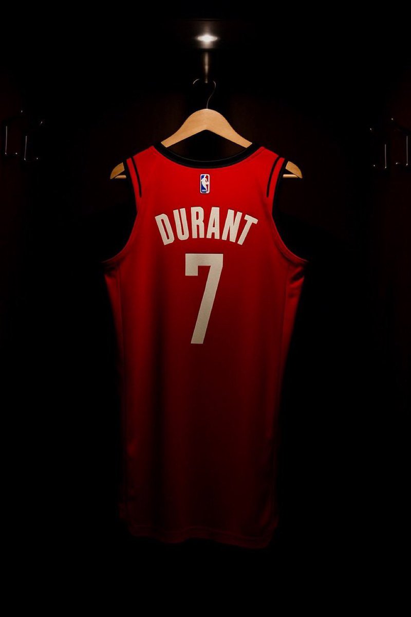 mshap2's tweet image. Reached out and received a list of the top-selling NBA jerseys since July 7 on the @Fanatics network of sites:

1. Kevin Durant
2. Steph Curry
3. Cooper Flagg
4. Shai Gilgeous-Alexander
5. Luka Dončić

The KD-to-Houston hype is very, very real.
