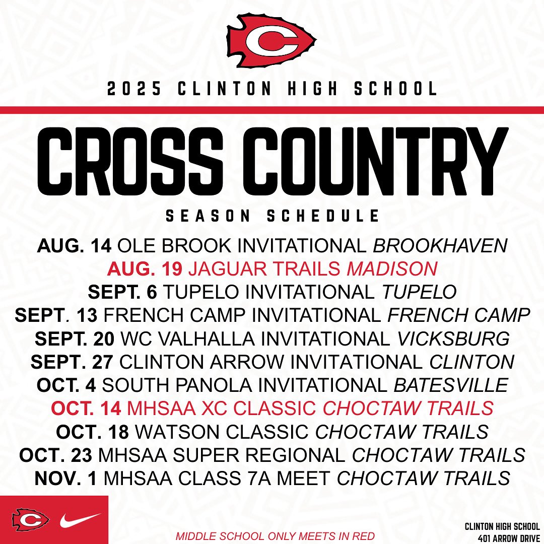 Cross Country season is quickly approaching for the Lady Arrows and Arrows! Less than a month away from the first meet.

#The401 #asalways #GOARROWS