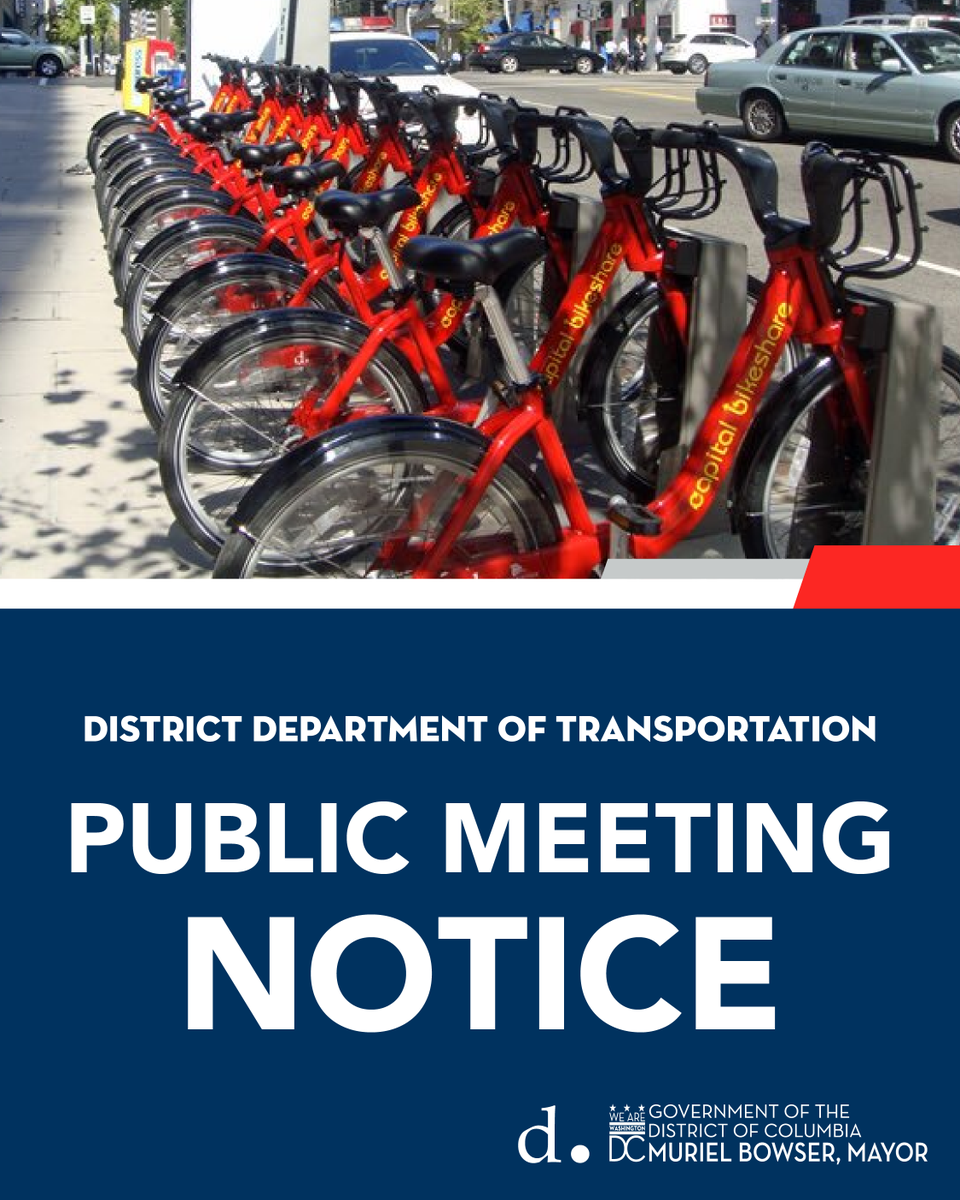DDOTDC's tweet image. Reminder: Join Capital Bikeshare for a virtual public meeting tomorrow, July 16, from 7 to 8 PM to discuss fare changes. This is the first price adjustment since 2021 to support the e-bike fleet & expand docking stations in the #DMV. Don’t miss it! 🔗 tinyurl.com/cabi-meeting