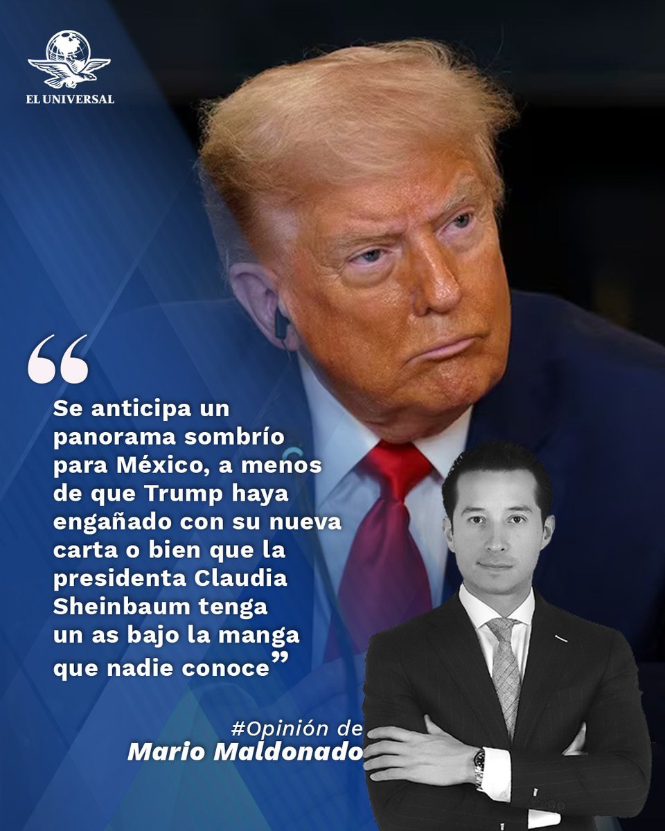 Opinión El Universal (@univ_opinion) on Twitter photo “Donald Trump ha sido implacable con sus amenazas arancelarias, muchas de las cuales ha convertido en realidad”, #Opinión de <a href="/MarioMal/">Mario Maldonado</a> eluniversal.com.mx/opinion/mario-… “Donald Trump ha sido implacable con sus amenazas arancelarias, muchas de las cuales ha convertido en realidad”, #Opinión de <a href="/MarioMal/">Mario Maldonado</a> eluniversal.com.mx/opinion/mario-…