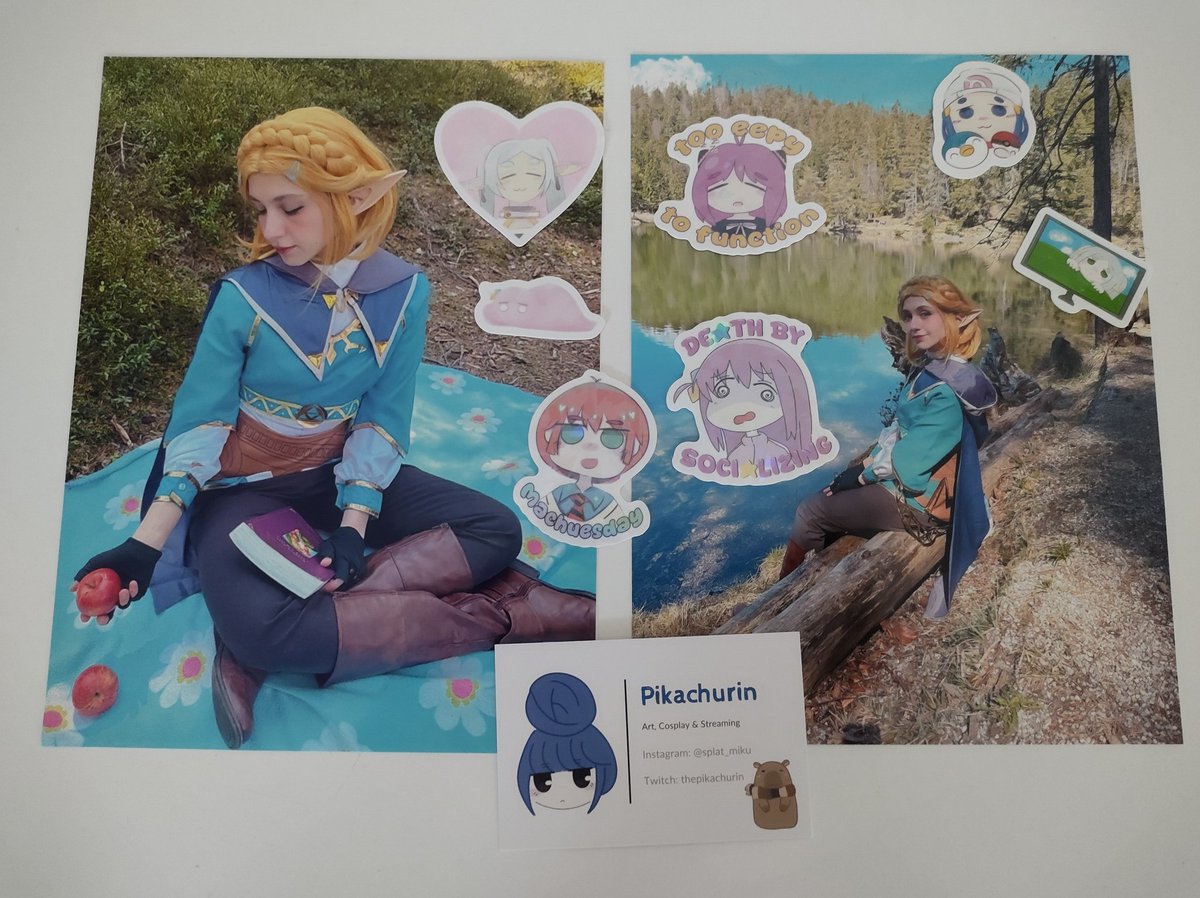 Thoron12's tweet image. Cute package arrived
Thank you @LaidBackTeaTime (◔‿◔)
The prints have trivia questions on the back) I will be unstoppable in contests