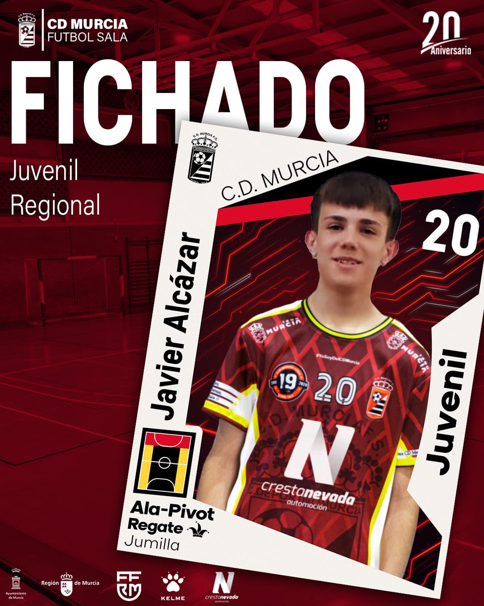 CD MURCIA FS (@cdmurcia_fs) on Twitter photo 📢Fichaje súper TOP👌
Javier Alcazar y <a href="/CDMURCIA_FS/">CD MURCIA FS</a> unen sus caminos con el objetivo de seguir trabajando y luchando a tope
Javi se compromete con nuestro equipo juvenil regional para luchar por todo
Muchas gracias Javi por la confianza
Bienvenido y las mayores de las suertes 📢Fichaje súper TOP👌
Javier Alcazar y <a href="/CDMURCIA_FS/">CD MURCIA FS</a> unen sus caminos con el objetivo de seguir trabajando y luchando a tope
Javi se compromete con nuestro equipo juvenil regional para luchar por todo
Muchas gracias Javi por la confianza
Bienvenido y las mayores de las suertes