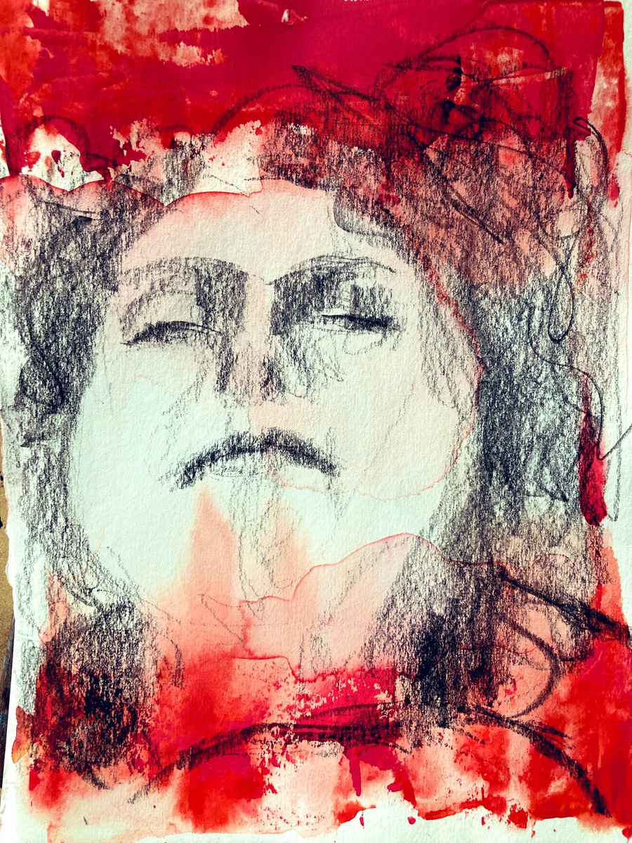 NicholaScrutton's tweet image. One from the sketchbook. #drawing #listening #portraits #faces #sketchbook #lifedrawing #sketching #fastsketching #art