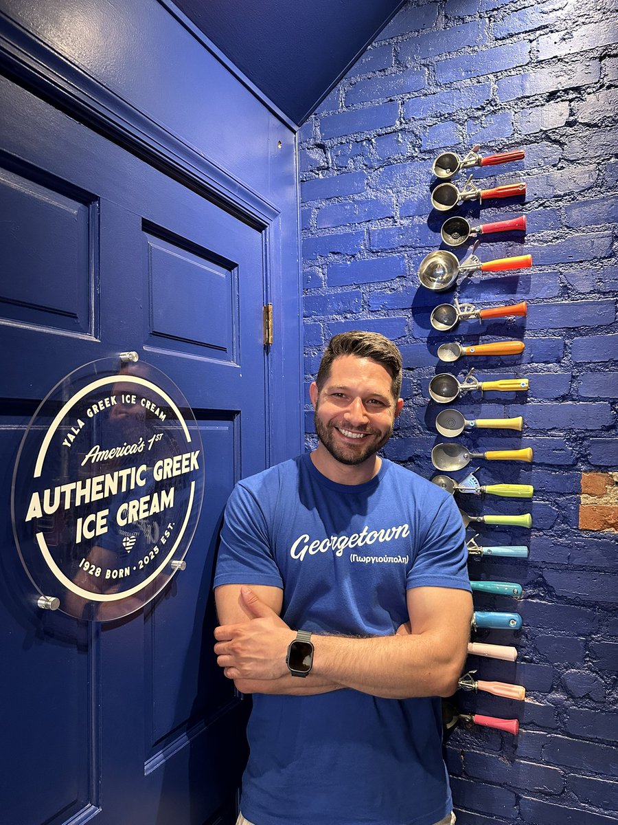 Salah Czapary (@czapary) on Twitter photo National Ice Cream Day is July 20th & we at Yala Greek Ice Cream will be opening our doors in <a href="/georgetowndc/">Georgetown BID</a>.
Proudly, we say, all flavors welcome.
Join us! 🇺🇸🇬🇷🍦
RSVP: partiful.com/e/Qwe9QbgMlpqL… National Ice Cream Day is July 20th & we at Yala Greek Ice Cream will be opening our doors in <a href="/georgetowndc/">Georgetown BID</a>.
Proudly, we say, all flavors welcome.
Join us! 🇺🇸🇬🇷🍦
RSVP: partiful.com/e/Qwe9QbgMlpqL…