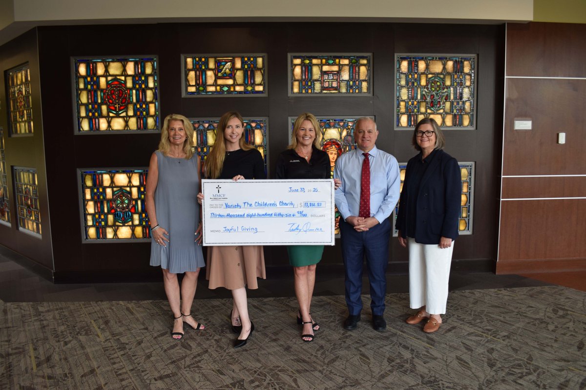 Thank you, Mercy Cedar Rapids employees for choosing Variety and participating in your Joyful Giving – Payroll Deduct Program! Your generosity and commitment are making a such difference in the lives of children across Eastern Iowa. ❤️