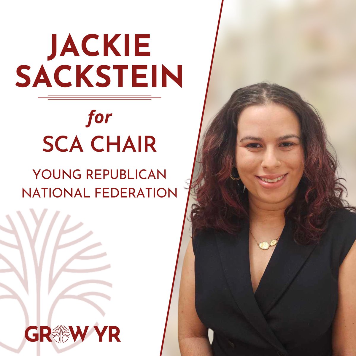 growyr25's tweet image. Our State Chair Association (SCA) Chair candidate, running with the Grow team: @sackiejackstein
🥇 Awarded the 2024 YRNF Outstanding State Progress Award: Recognized on the national stage for transformative efforts that advanced the Maryland YRs and set the standard for growth,…