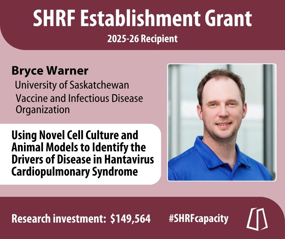 _SHRF_'s tweet image. SHRF announce Bryce Warner at @VIDOInterVac as one of our 2025-26 Establishment Grant recipients!
Learn more at shrf.ca/post/2025-26-e…