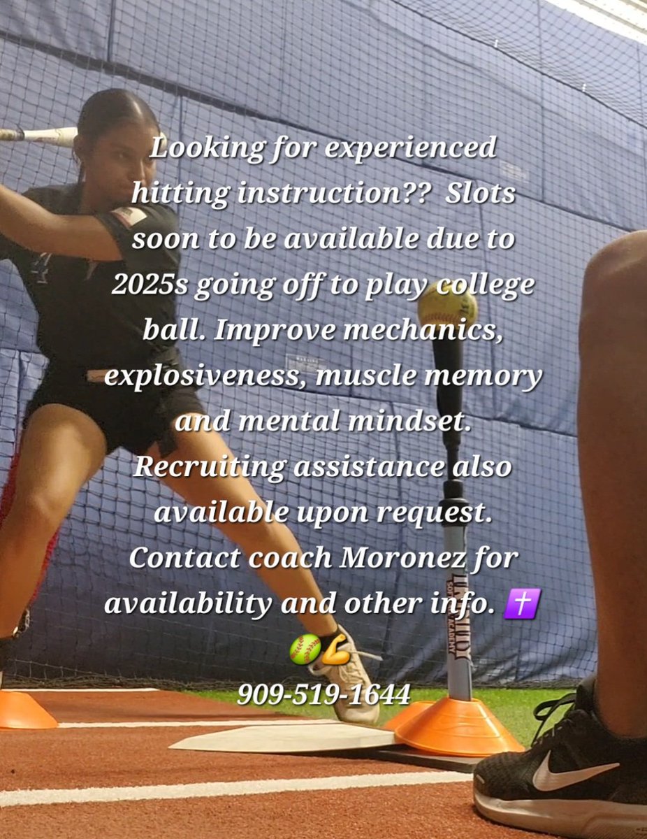 Ages 12u-18u...
Instruct collegiate players also.