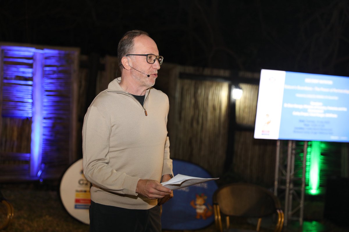 Environmentza (@environmentza) on Twitter photo Co-chair of <a href="/united4wildlife/">United for Wildlife</a>, David Fein alongside Minister <a href="/DrDionGeorge/">Minister Dr. Dion George</a> and Cathy Dreyer, Head Ranger of <a href="/SANParksKNP/">Kruger National Park</a> are tonight hosting a fireside chat, shinning a light on the crucial partnerships taking place across South Africa’s national parks and its impact on wildlife. Co-chair of <a href="/united4wildlife/">United for Wildlife</a>, David Fein alongside Minister <a href="/DrDionGeorge/">Minister Dr. Dion George</a> and Cathy Dreyer, Head Ranger of <a href="/SANParksKNP/">Kruger National Park</a> are tonight hosting a fireside chat, shinning a light on the crucial partnerships taking place across South Africa’s national parks and its impact on wildlife.