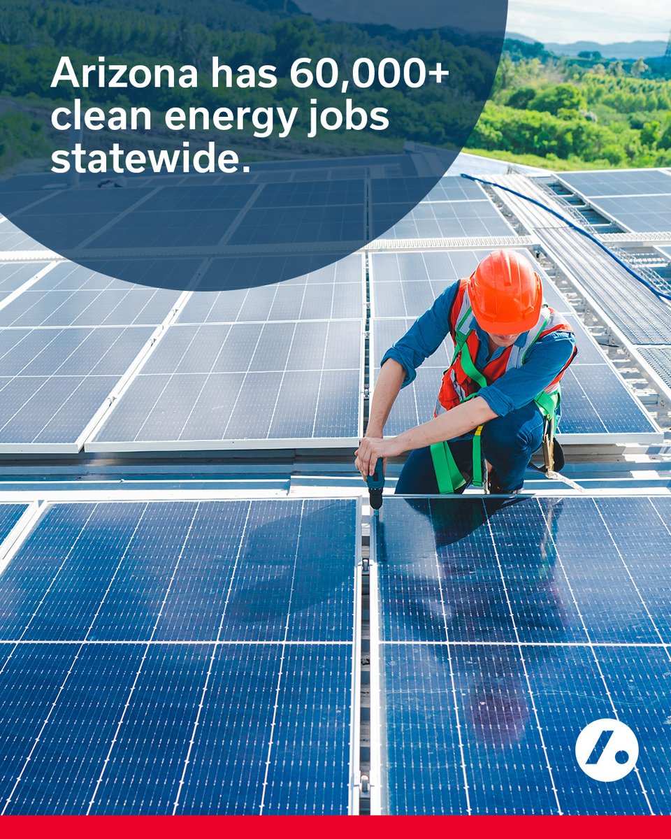 Blog link-tinyurl.com/ye23wyy4 Arizona’s clean energy sector is booming—already supporting over 60,000 jobs statewide, with even more growth on the horizon. Explore key insights into this thriving industry and the strategies needed to overcome its biggest workforce challenges.