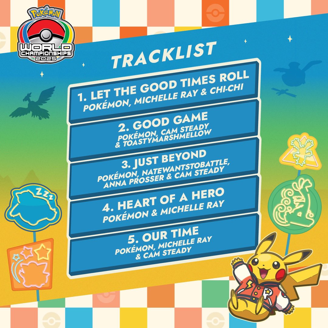 I’m am so excited to announce that I am officially on The 2025 Pokémon World Championships Album! 🎶 I’ve made so many fun Pokémon videos over the years and now i’m on a Pokémon album? 😭💕Presave link below 👇🏽