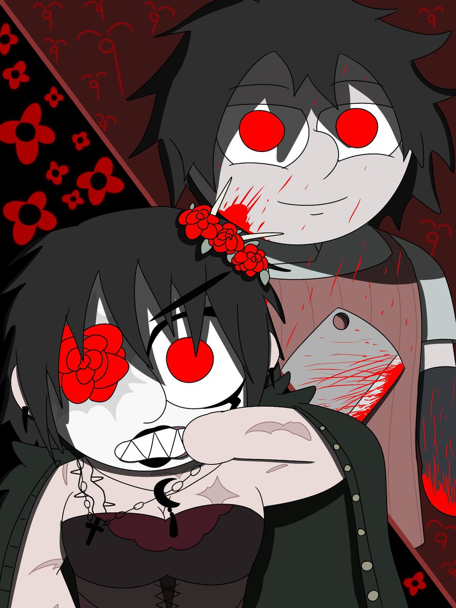ThatArtDude1817's tweet image. Artfight 2025 Attack #6: V_nus
(small blood warning on this one)
(Venus by @direrite, Vanus by @Kipocin)