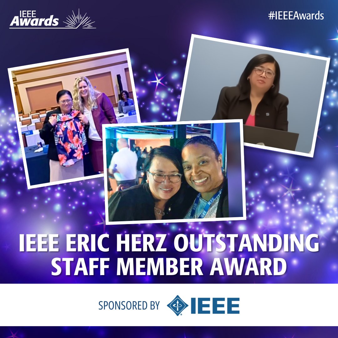 IEEEAwards's tweet image. Congratulations to Carrie Loh on her 2025 @IEEEorg Eric Herz Outstanding Staff Member Award, sponsored by #IEEE, for significant contributions to and management of the IEEE election process: bit.ly/IEEEAwards-Loh #IEEEAwards2025
