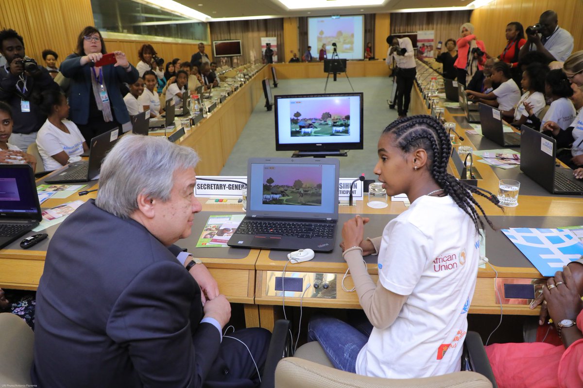 antonioguterres's tweet image. From traditional knowledge to leadership, a diverse range of skills enable young people to shape their future & a more inclusive, peaceful & sustainable world.
Amid the growing importance of digital & AI skills, let’s equip every young person for the digital age.…