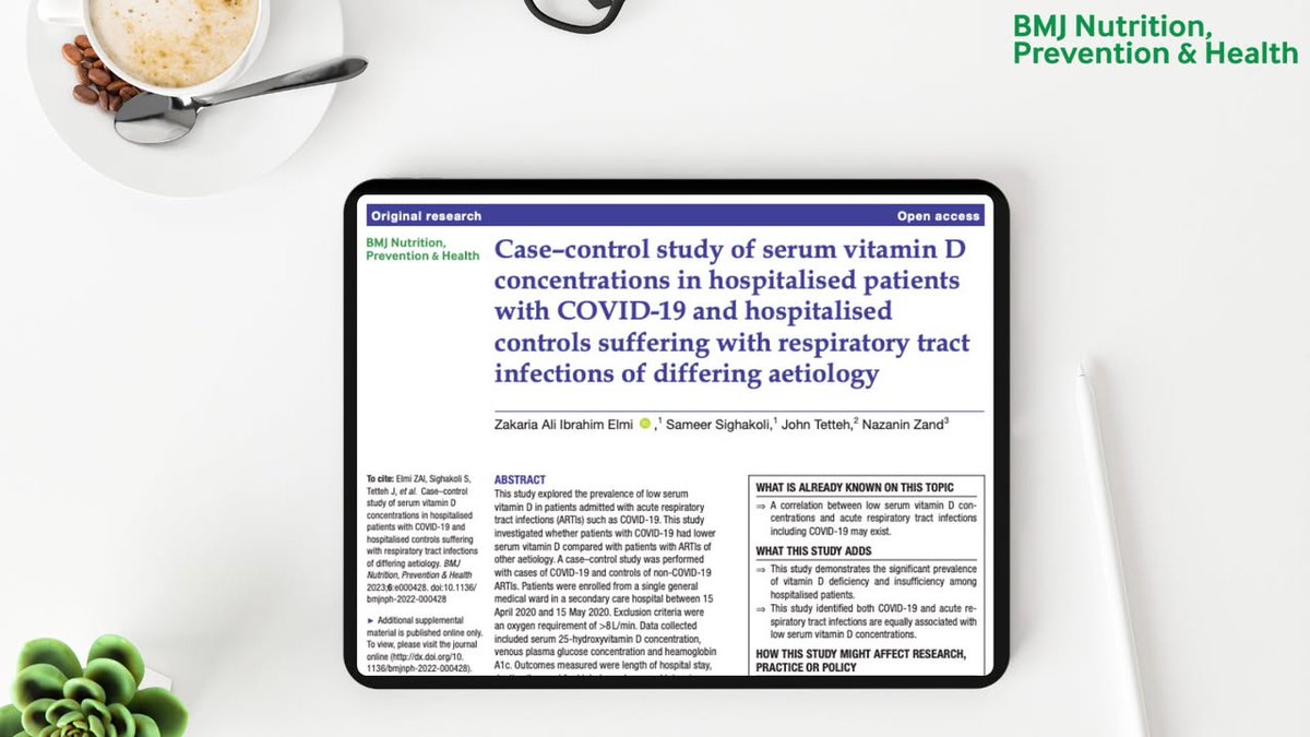 Diving into the complex relationship between Vitamin D and COVID-19. ☀️ 😷  Uncovering the differences in serum concentrations between patients and controls. 

What will science reveal? bit.ly/4enCQhd

#HealthResearch #COVID19Study