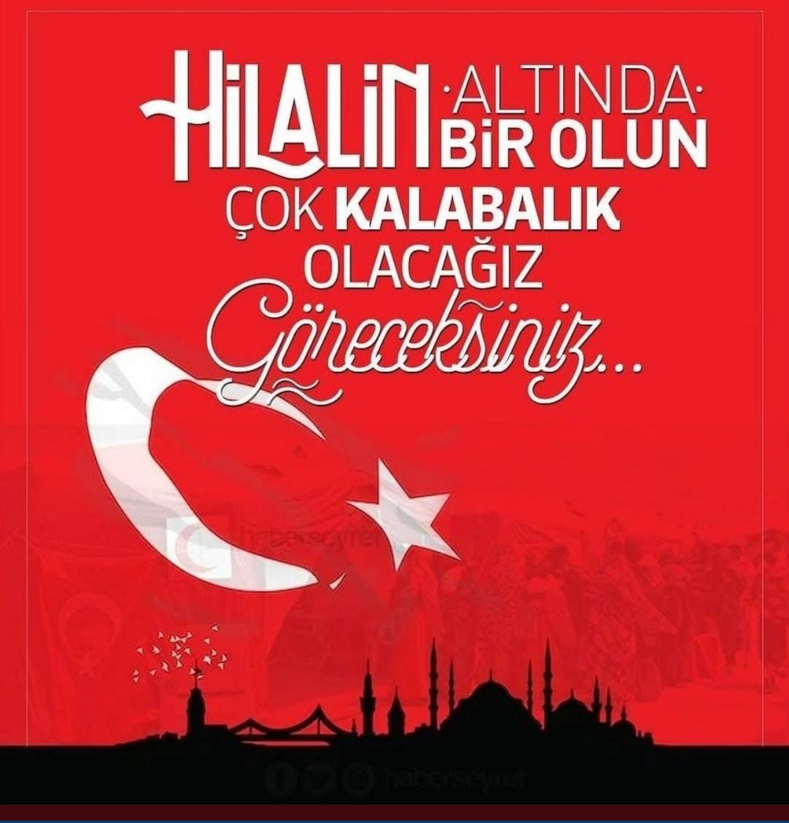 Sen Yeterki Dalgalan 
Biz uğrunda Ölürüz 
🇹🇷🇹🇷🇹🇷🇹🇷🇹🇷
#15Temmuz