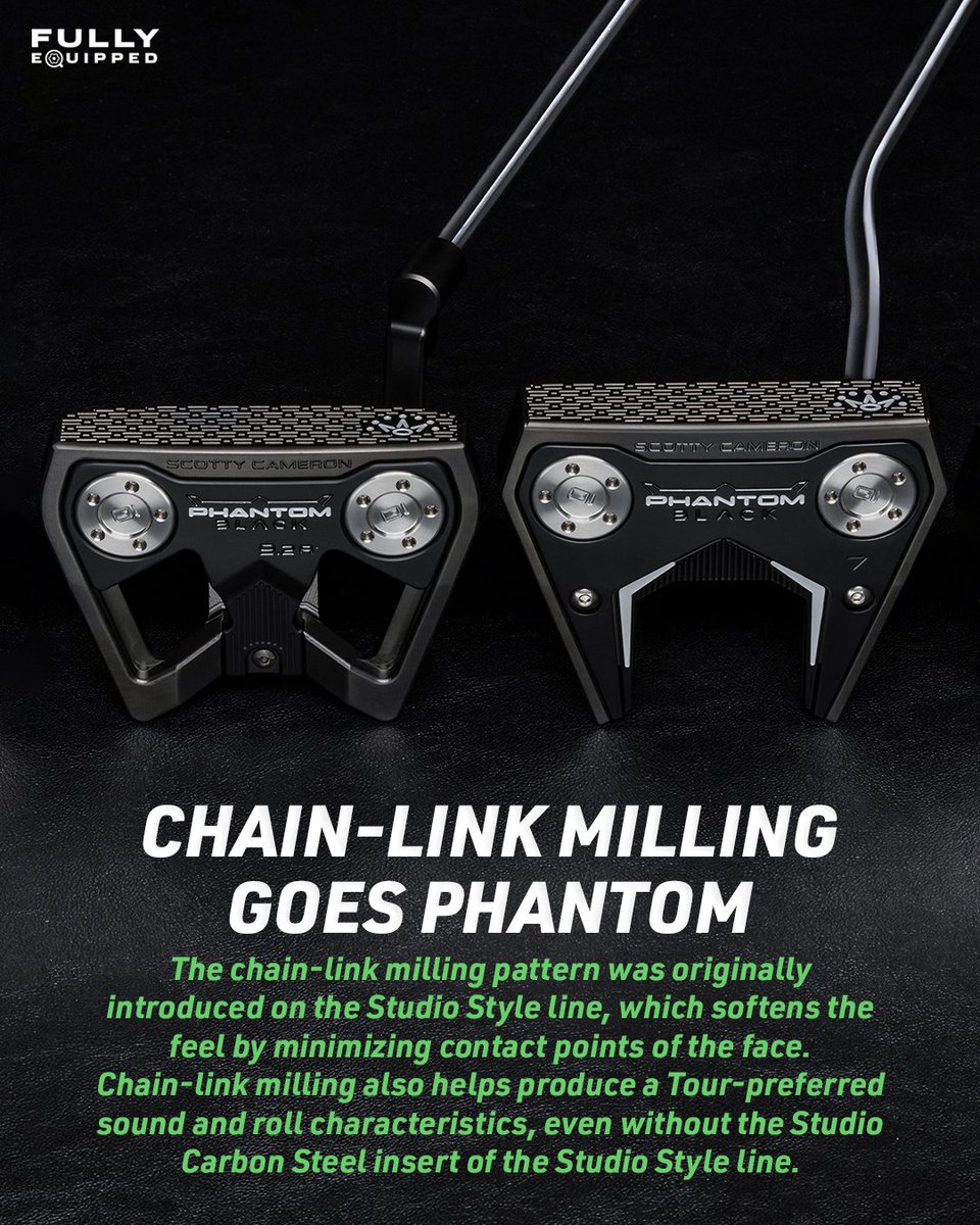 Fully_Equipped's tweet image. Scotty Cameron’s new Phantom Black putter lineup has arrived and it includes a brand new shape for Scotty Cameron. 😍
@jr_hirshey breaks down everything you need to know.
👉 tinyurl.com/45f3ctec