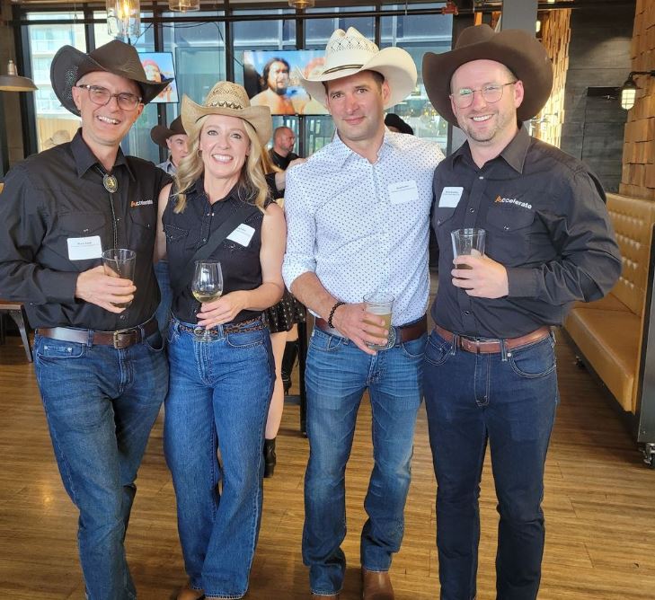 AccelerateFT's tweet image. What a fantastic time at the 7th Annual Accelerate Stampede Party last week!
It's always a highlight of the year to come together with such a great group of people who share our passion for innovation, entrepreneurship, and building the future of finance.