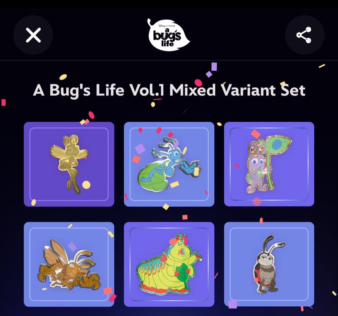 Got my <a href="/DisneyPinnacle/">DisneyPinnacle</a> bugs! 🐛🪲 
Got yours? 🎉