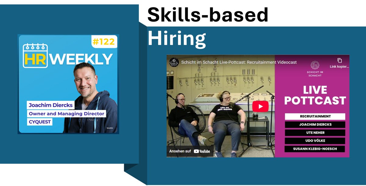 Was ist und wie geht Skills-based Hiring? Ein aktueller Podcast und ein Live (Video-)Pottcast von der Schicht im Schacht geben Antworten…

blog.recrutainment.de/2025/07/15/was…