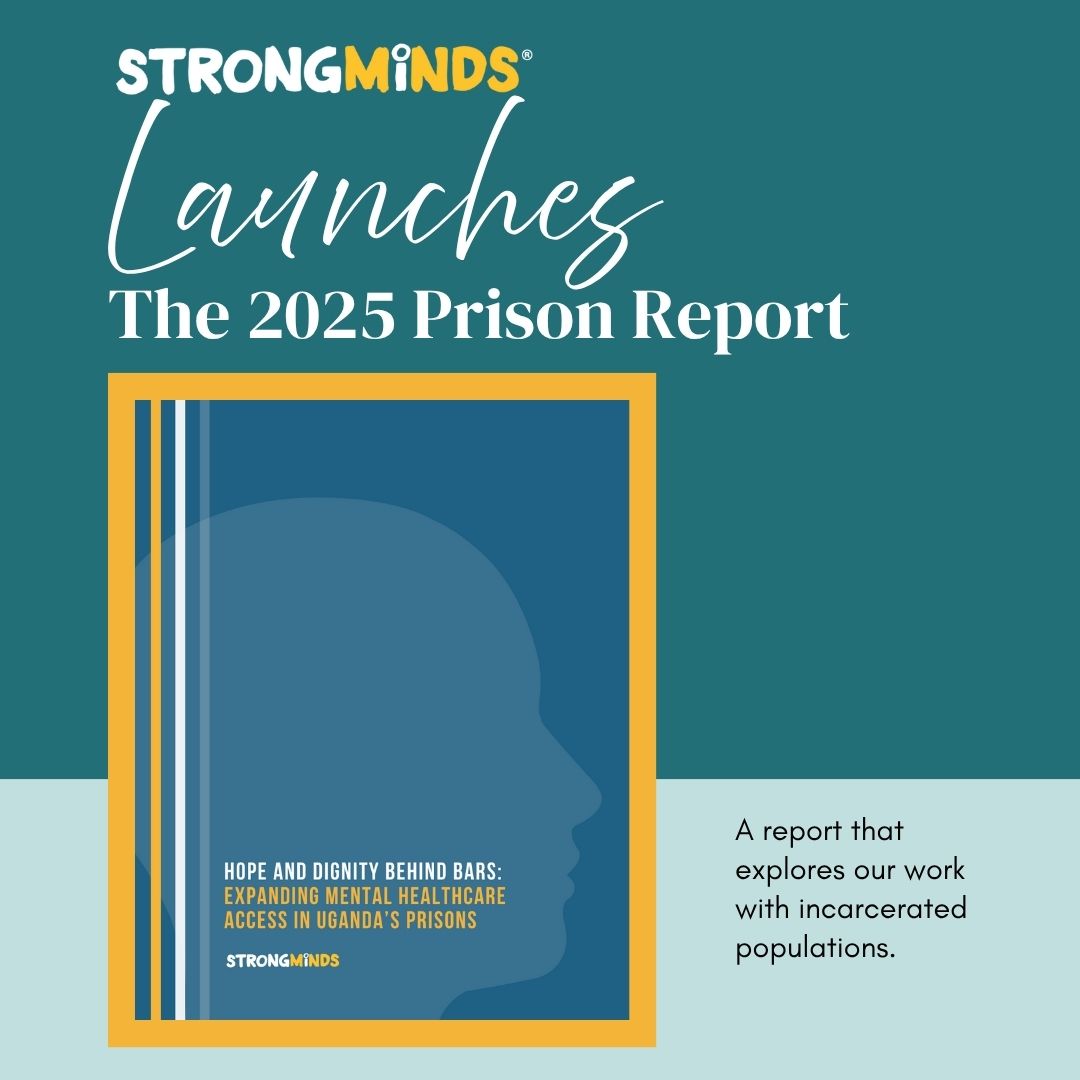 📢 New Report: Hope &amp; Dignity Behind Bars

Incarcerated populations face urgent mental health challenges. Our latest report explores StrongMinds' prison programming in Uganda and Kenya.

Read the full report 👇

strongminds.org/strongminds-re…

#MentalHealth