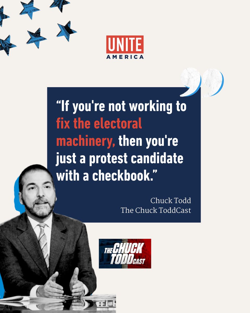 uniteamerica's tweet image. .@ElonMusk's announcement of the #AmericaParty reflects a growing frustration many Americans feel with our polarized political system.
While Musk’s desire to represent "the 80% in the middle" resonates with many, creating another political party will likely only go so far to…