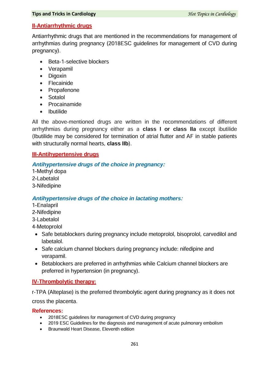 What are the safe antihypertensive drugs during pregnancy?

What are the safe antihypertensive drugs during lactation?
The ideal answers for all these are provided in a single page from my book " Tips and Tricks in Cardiology 
Contact me if you are interested in getting a copy