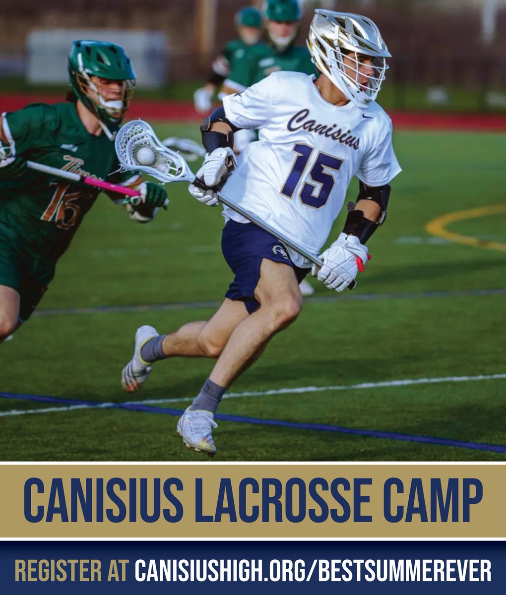 Learn how to play the Crusader Way at CHS Lacrosse Camp!
 
Develop individual skills, learn team concepts and have fun with coach Pat Mete and his outstanding staff along with Crusader players.

More info: canisiushigh.org/bestsummerever