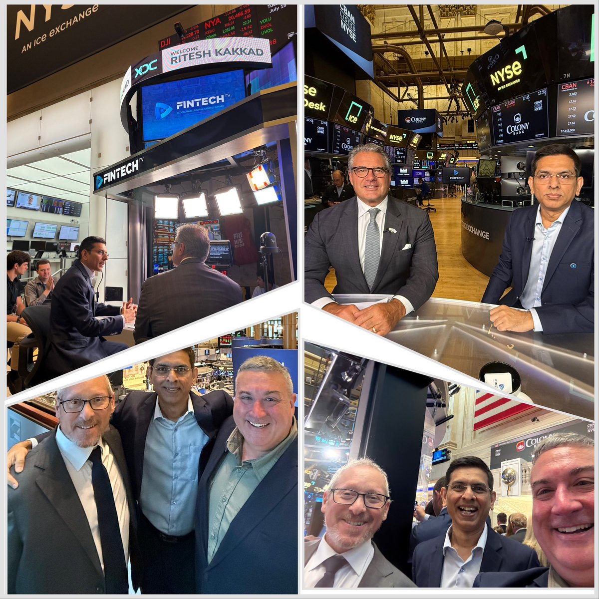 KenChapman's tweet image. @riteshkakkad, cofounder of XDC, representing @XDC_Network_ on @FintechTvGlobal at the New York Stock Exchange today. Exciting times ahead for XDC! With Billy Sebell, Executive Director of @XDCFoundation
#DigitalAssets #Crypto #StableCoins #Regulation #tradefinance…