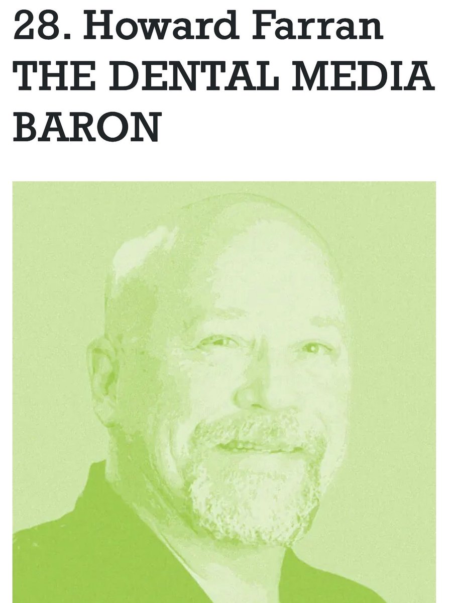 Howard Farran (@howardfarran) on Twitter photo The 9th Annual 32 Most Influential People in Dentistry - Incisal Edge - Strategies to Accelerate Success
incisaledgemagazine.com/mag/article/th…
<a href="/Dentaltown/">Dentaltown</a> <a href="/Orthotown1/">Orthotown</a> <a href="/Hygienetown/">Hygienetown</a> <a href="/bencodental/">Benco Dental</a> The 9th Annual 32 Most Influential People in Dentistry - Incisal Edge - Strategies to Accelerate Success
incisaledgemagazine.com/mag/article/th…
<a href="/Dentaltown/">Dentaltown</a> <a href="/Orthotown1/">Orthotown</a> <a href="/Hygienetown/">Hygienetown</a> <a href="/bencodental/">Benco Dental</a>