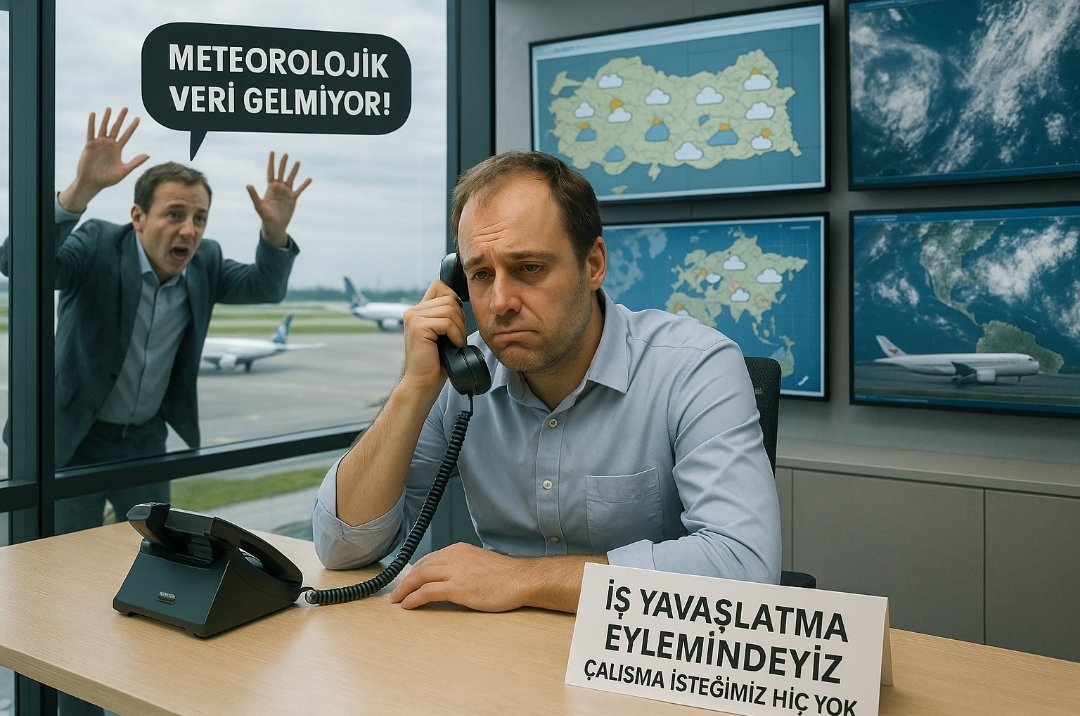 #MeteorolojiEylemeHazirlaniyor
Sayın MGM yöneticileri, Usulsüz DHMI protokolünü yenilemeyerek hem kendinizi hem MGM Çalışanlarını Mağdur ediyorsunuz.  Tazminatlar yurt dışından geliyor.
<a href="/aliyalcin/">Ali Yalçın</a> <a href="/BuroMemurSen_/">Büro Memur-Sen</a> <a href="/yusufyazgan37/">Yusuf YAZGAN</a>
<a href="/altinyollarM/">Murat Altınyollar</a>
<a href="/Nesimigazel/">Nesimi Gazeloglu</a> <a href="/zalogluu/">İlyas SARIYERLİ</a> <a href="/VolkanMCoskun/">Volkan Mutlu Coşkun</a>