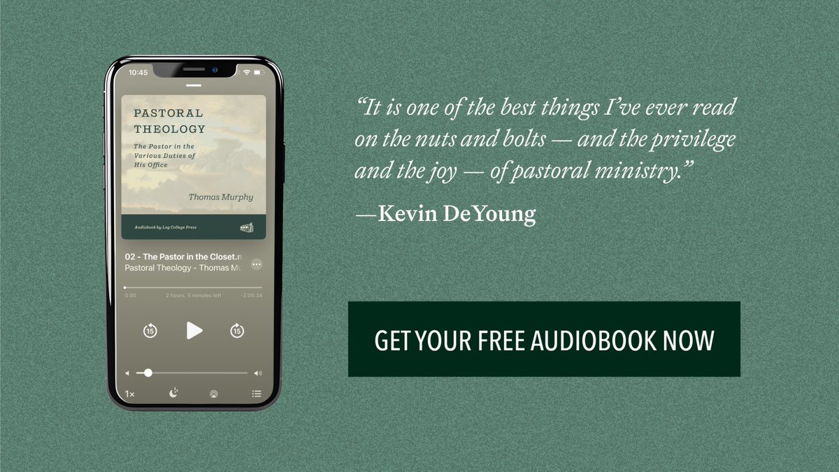 GPTSeminary's tweet image. Whether newly ordained or nearing retirement, every pastor will benefit from the wisdom found in this volume. Drawing from over twenty-five years of pastoral experience and notes taken during Archibald Alexander's pastoral theology lectures at Princeton Seminary, Thomas Murphy…
