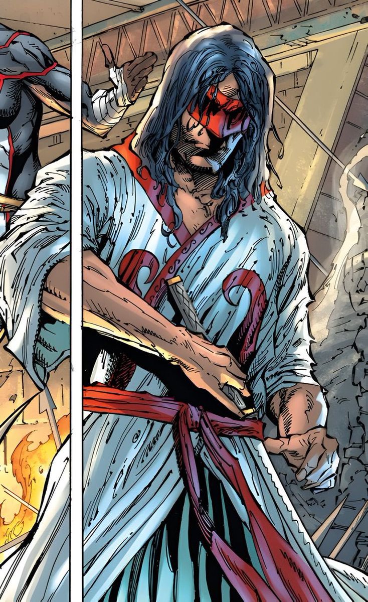 DailyMutantsX's tweet image. Today’s Mutant of the day is Tomi Shishido A.K.A Gorgon!
First Appearance: Wolverine #20 (October 2004)
Created by: Mark Millar & John Romita Jr
Powers: Gorgon's mutant ability is the power to transform anyone that makes direct eye contact with him into stone!