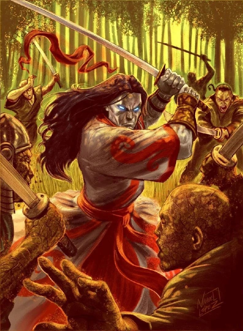 DailyMutantsX's tweet image. Today’s Mutant of the day is Tomi Shishido A.K.A Gorgon!
First Appearance: Wolverine #20 (October 2004)
Created by: Mark Millar & John Romita Jr
Powers: Gorgon's mutant ability is the power to transform anyone that makes direct eye contact with him into stone!