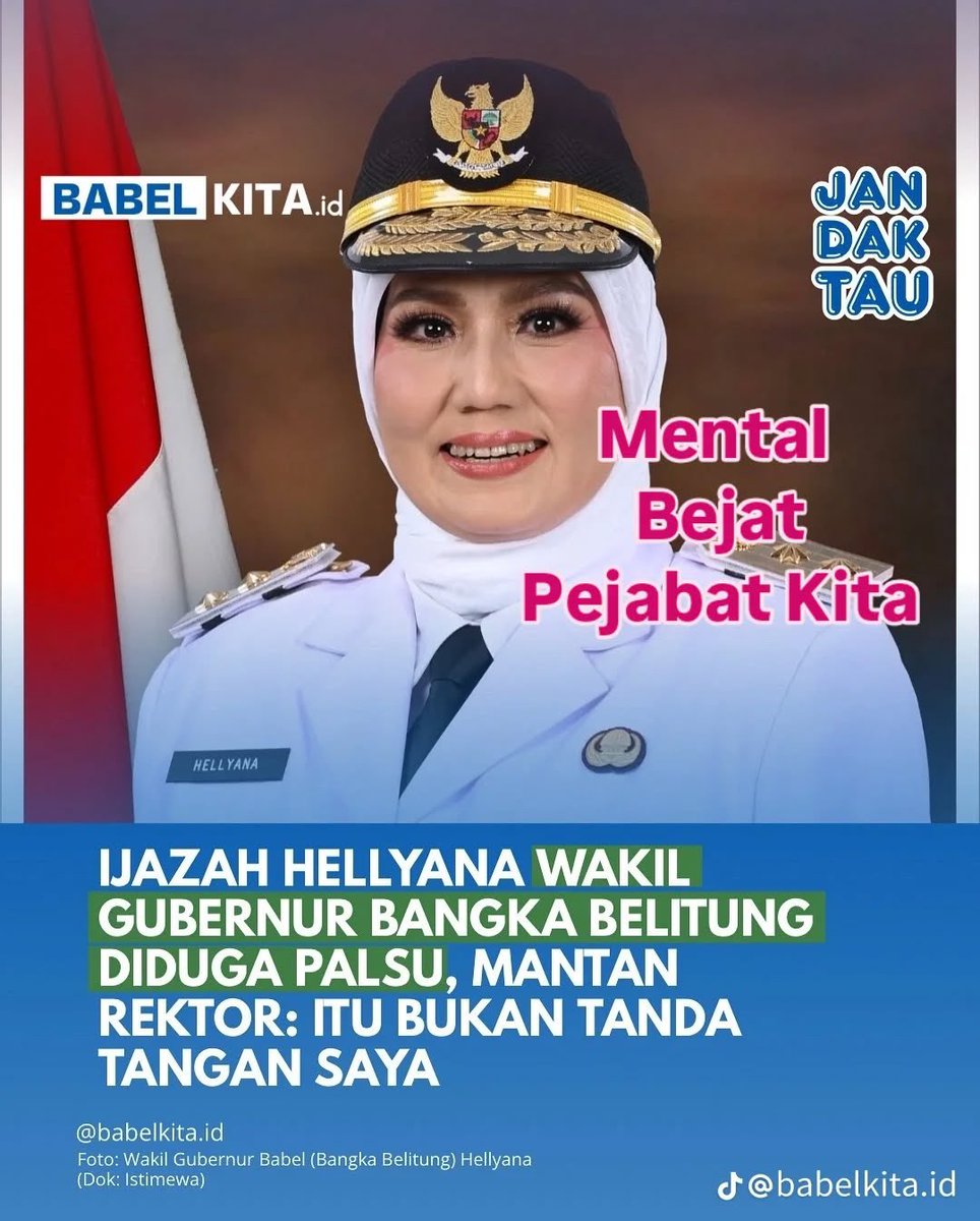 PreciosaKanti's tweet image. * ijazah palsu
* mencarikan kerja anak, mantu, adik, ipar, dll
Semua MENIRU yang sudah pernah terjadi & dilakukan ‘orang’ lain.
Walaupun TOLOL, tapi again: Anak buah yang bejat akan meniru kelakuan atasan yang bejat.