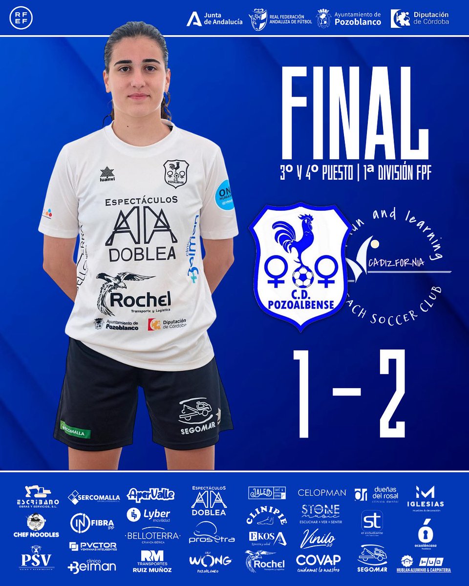 Dura derrota de nuestras chicas en el partido de ida de este 3º y 4º puesto de los Playoff de la Liga Nacional de Fútbol Playa. Una victoria en la vuelta con cualquier resultado nos valdría para ser terceras