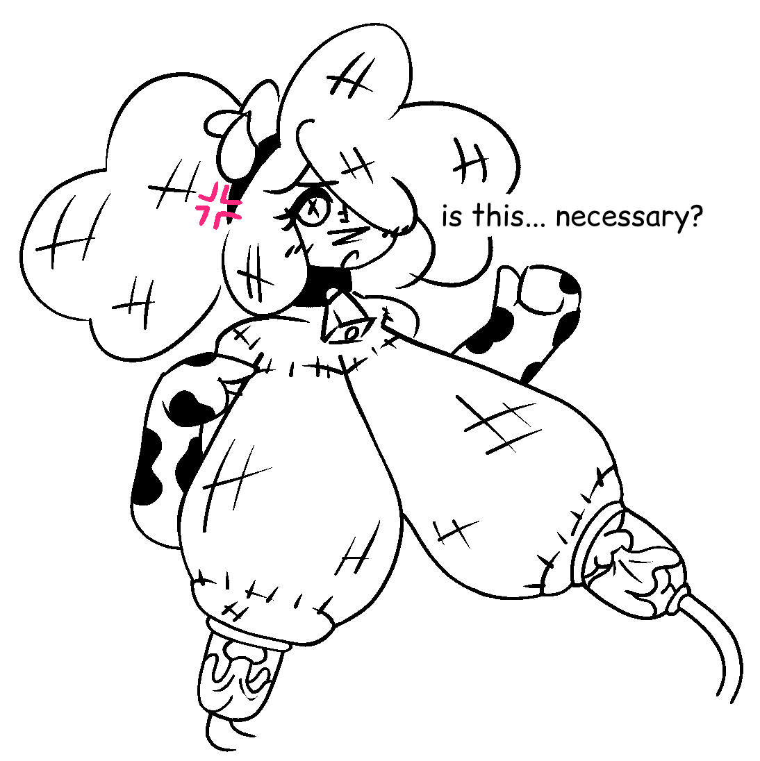 stoopid pillo on the machine