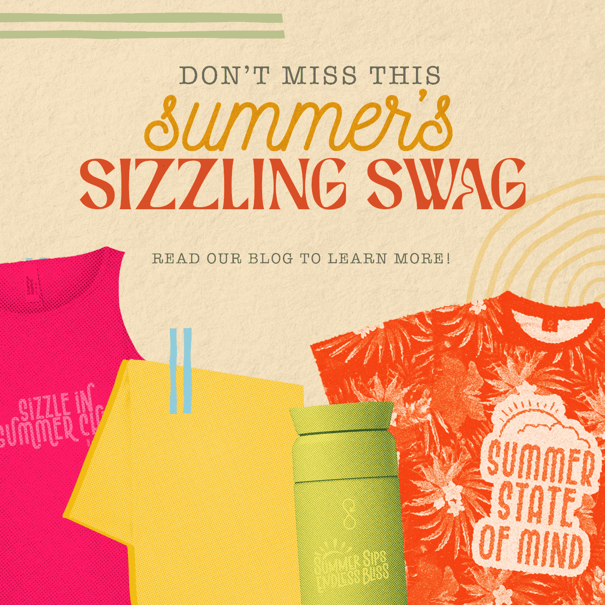 OneHum_Agency's tweet image. The secret to a sizzling summer strategy? Swag that shows up for the good times, all the time. Read our blog to learn how infuse your swag with creativity. #CustomMerch #Branding

bit.ly/469QjaZ