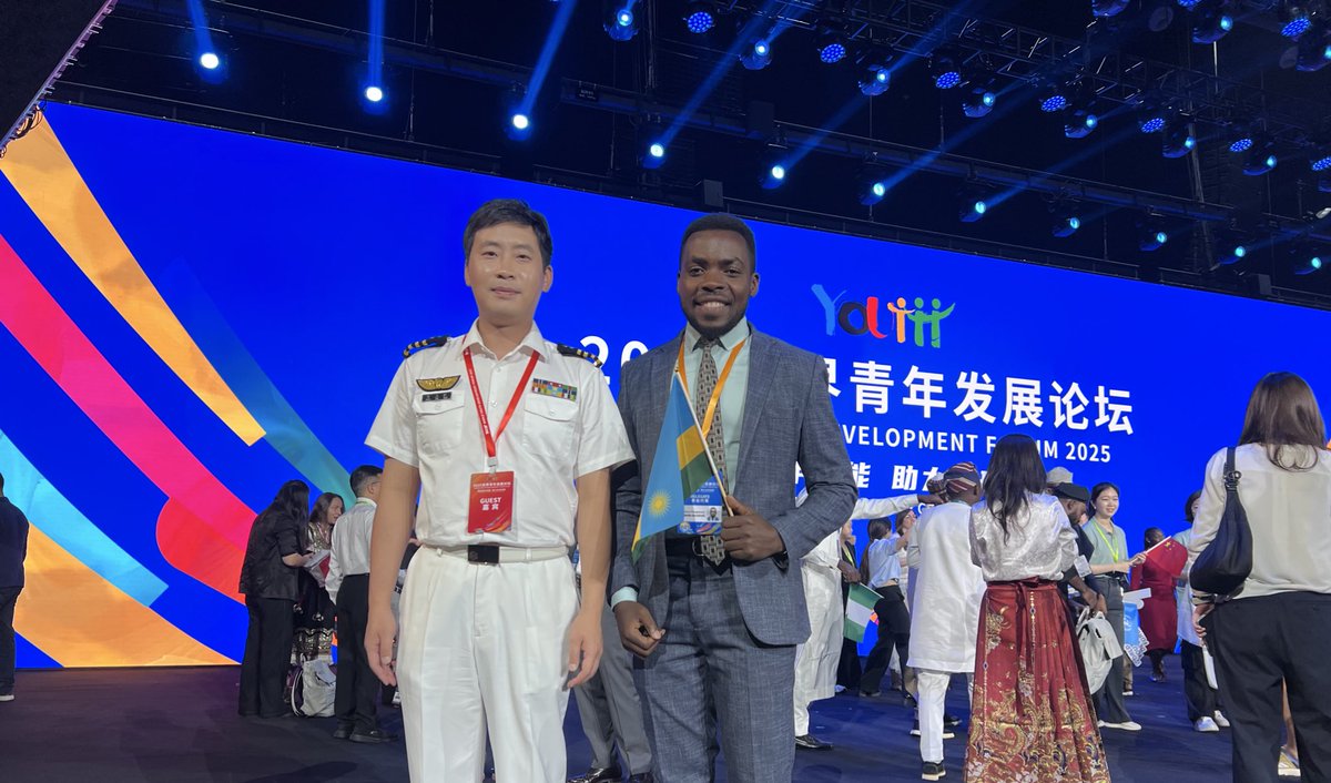 Anastase Ndagijimana (@ndanastase) on Twitter photo Iβm deeply honored to share that I was nominated, representing <a href="/WGYB_NGO/">We Got Your Back NGO</a>, to attend the World Youth Development Forum (WYDF) in China under this yearβs theme:
βUnleash Youth Potential for Global Development.β
As part of this incredible opportunity, Iβve pitched our Green Rising Iβm deeply honored to share that I was nominated, representing <a href="/WGYB_NGO/">We Got Your Back NGO</a>, to attend the World Youth Development Forum (WYDF) in China under this yearβs theme:
βUnleash Youth Potential for Global Development.β
As part of this incredible opportunity, Iβve pitched our Green Rising