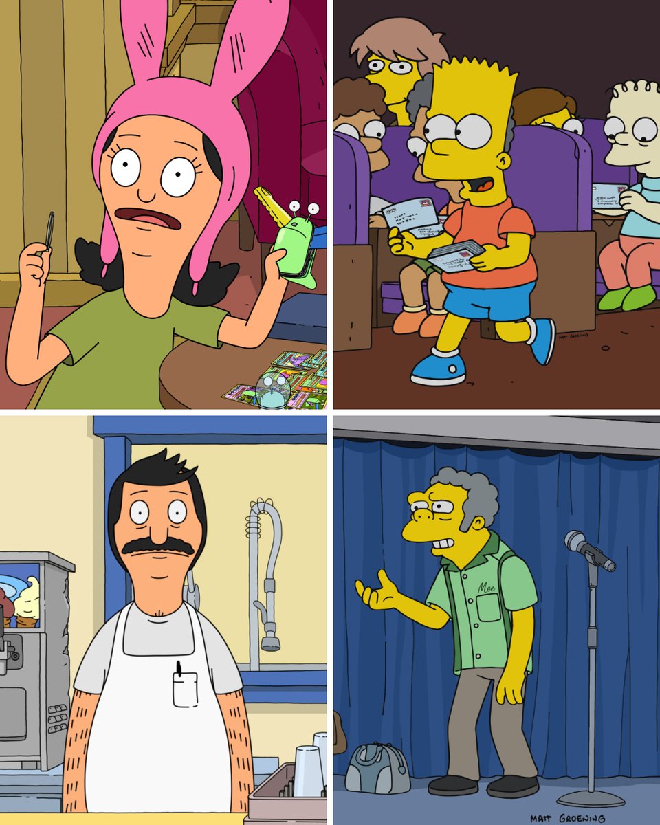 AniDom's tweet image. the #emmy nominations are here and i'm feelin' good 😎
🍩 #TheSimpsons for outstanding animated program
🍔 #bobsburgers for outstanding animated program
🍺 @hankazaria for outstanding character voice-over performance as Moe Szyslak