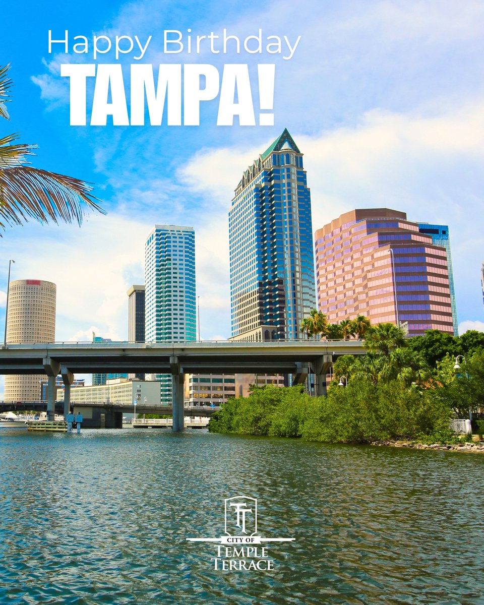Happy Birthday to the city that makes us say “we’re like, right next to Tampa” every time 🫶 @cityoftampa