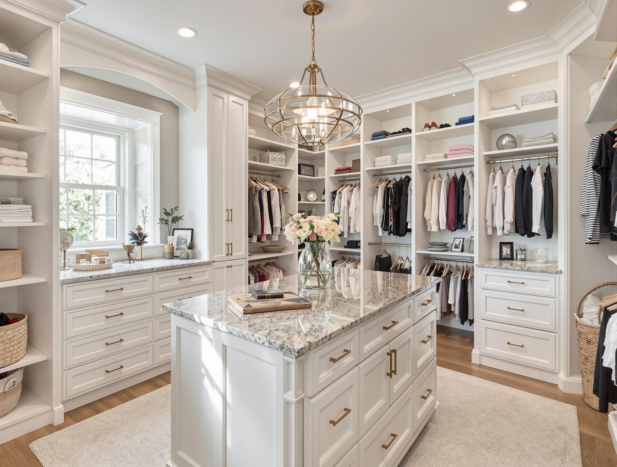 dfwStoneWorks's tweet image. Your closet should make you feel like royalty! 👑✨

This isn't just storage - it's your #PersonalBoutique! Getting ready feels like a #LuxuryExperience every day. Because you deserve to feel fabulous from the moment you wake up! ☀️

📞 214-447-7333

#RyanMorganRES #DFWStoneWorks