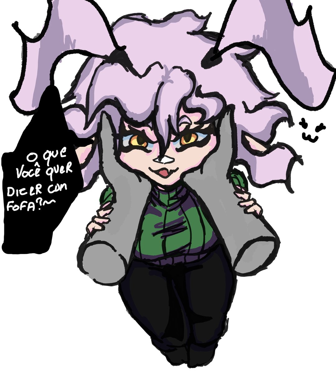 vickilek's tweet image. o que você quer dizer com eu ser fofa?~