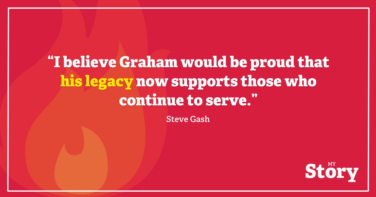 Last week we were proud to unveil a plaque at Jubilee House dedicated to former firefighter and committed supporter, Graham Gash 🎖️

And Graham's legacy is already helping our fire services community live well and feel valued: ow.ly/a9FY50Wp9Nm 🧡🚒