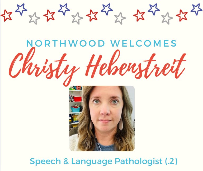 Welcome to the team Christy! ⁦<a href="/NWES_Principal/">Northwood ES</a>⁩ ⁦<a href="/FultonZone5/">Angela Parham</a>⁩