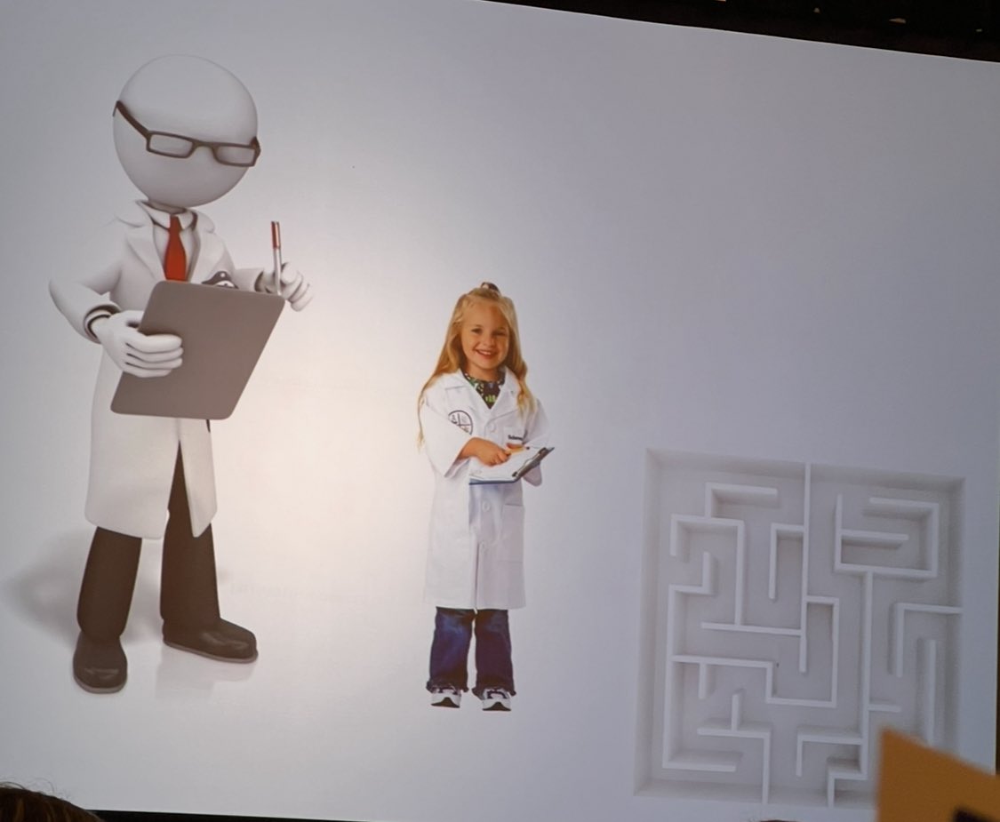 CoachmanchFB's tweet image. It was great to hear Peter Liljedahl @BTCthinks talk about getting the students out of the maze! @carnegielearn #LongLiveMath #TNI2025